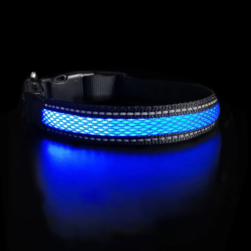 Dog Collar Luminous Pet Products Safety