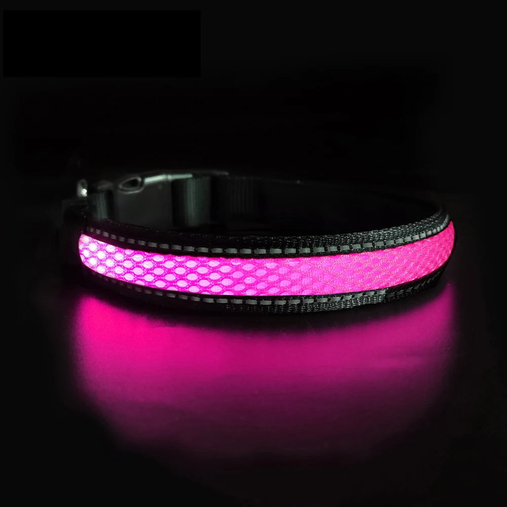 Dog Collar Luminous Pet Products Safety