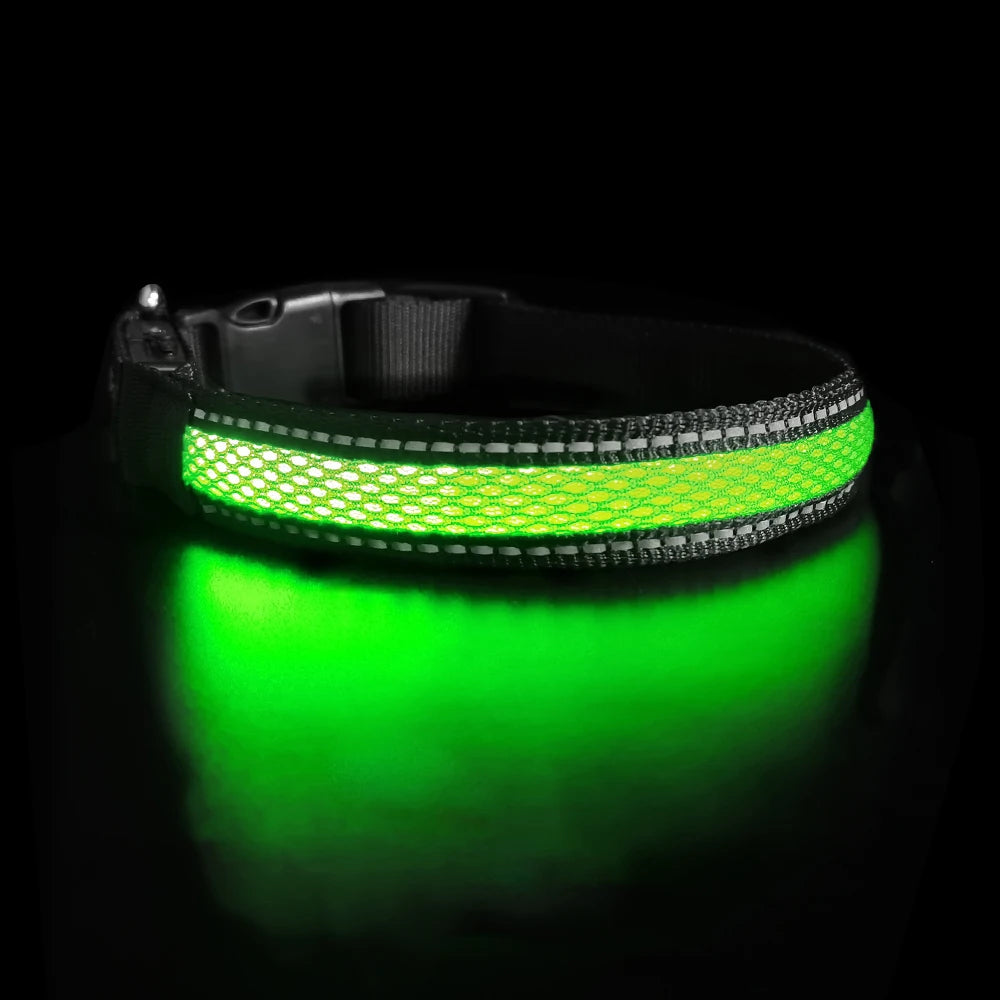 Dog Collar Luminous Pet Products Safety