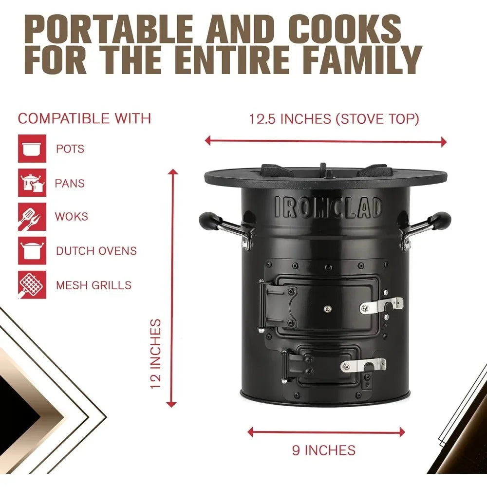 Survival Oven Rocket Stove