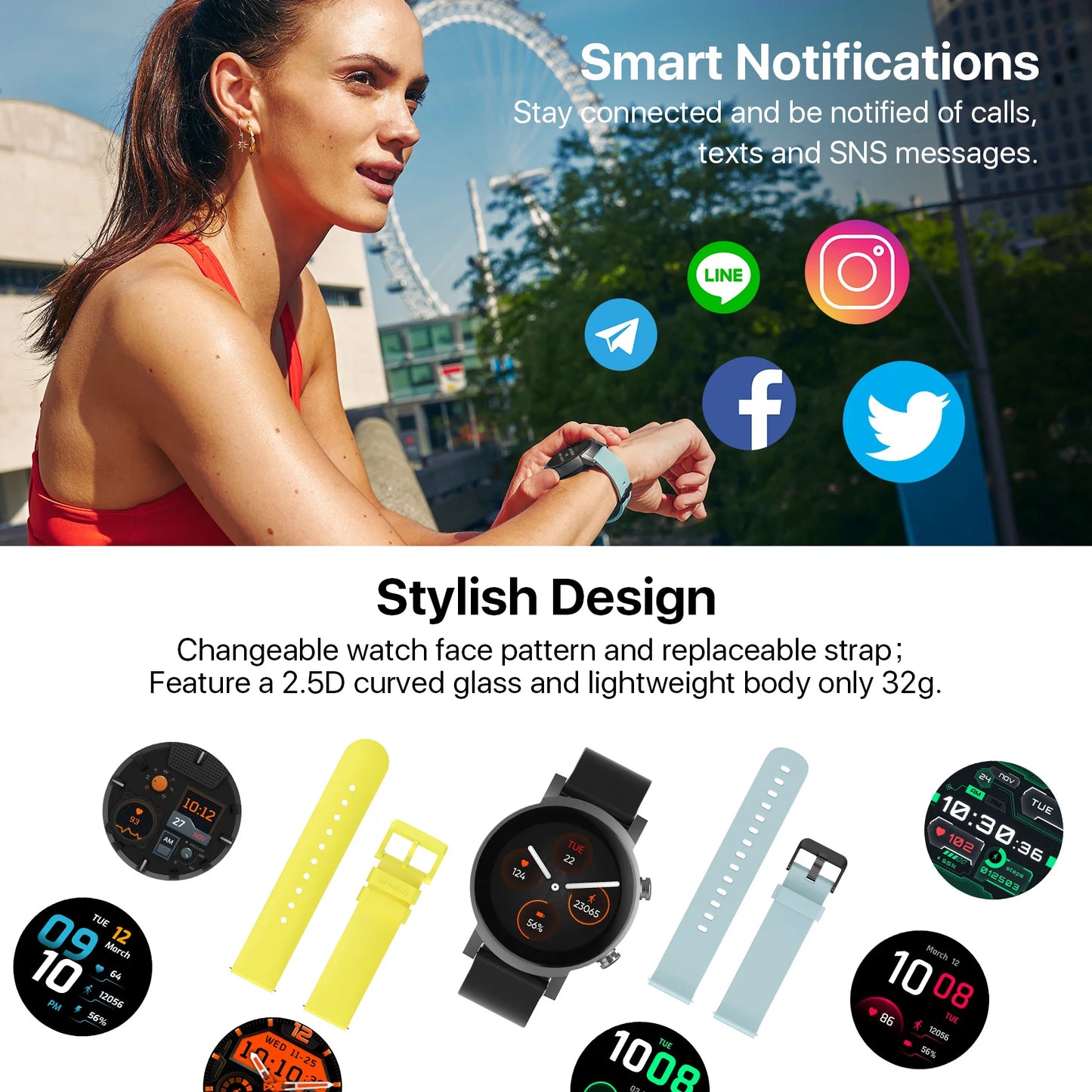 Smartwatch for Men and Women