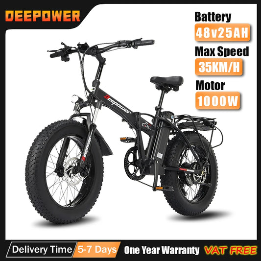 DEEPOWER 2000W Adults Electric Bike Bicycle