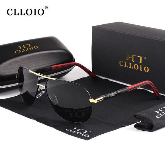 Men Classic Aluminum Polarized Sunglasses