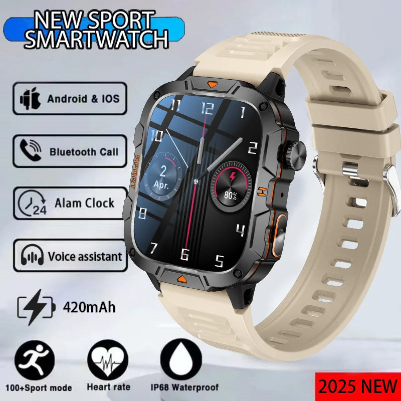 LED flashlight outdoor smartwatch Bluetooth call