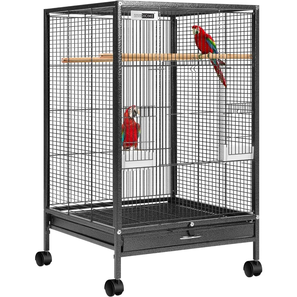 30 Inch Height Wrought Iron Bird Cage