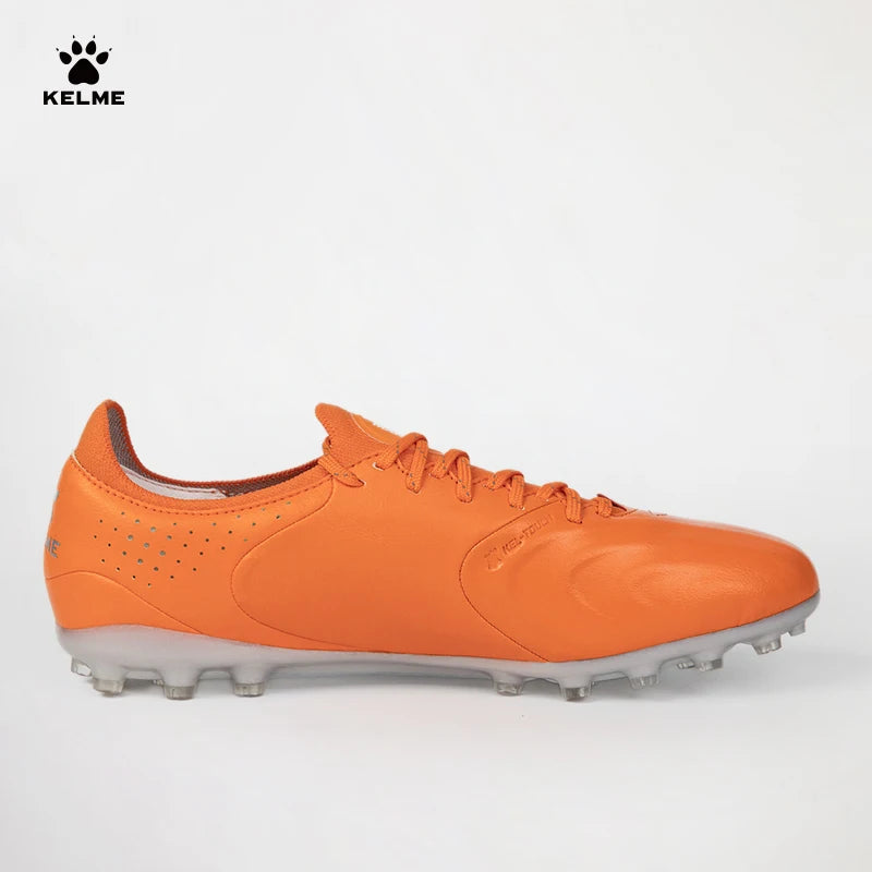 KELME MG Adult Soccer Shoes Kangaroo Leather Professional Training Football Shoes Holy Grail Series Slip-Resistant Football Boot