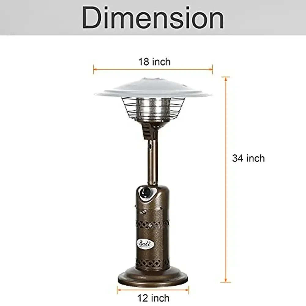 Portable Outdoor Propane Table Top Heater