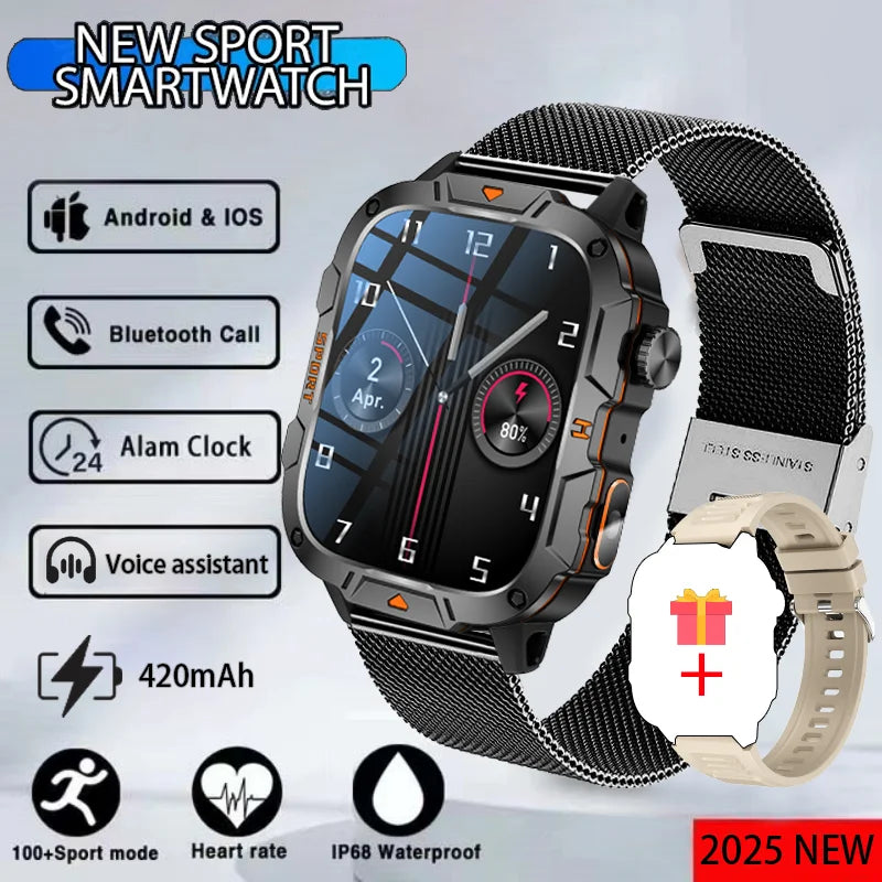 LED flashlight outdoor smartwatch Bluetooth call