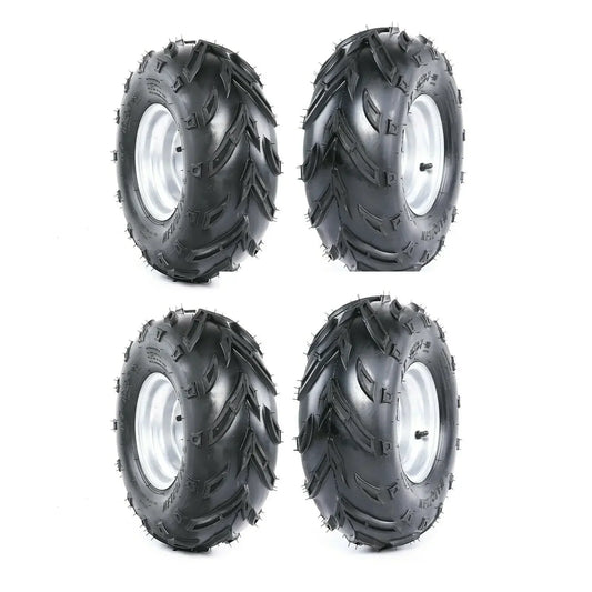 1/2/4pcs 16x8-7 7" Front/Rear Wheels Rims Tires