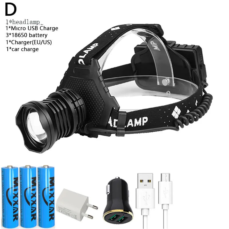 Most Powerful XHP90 Led Headlamp