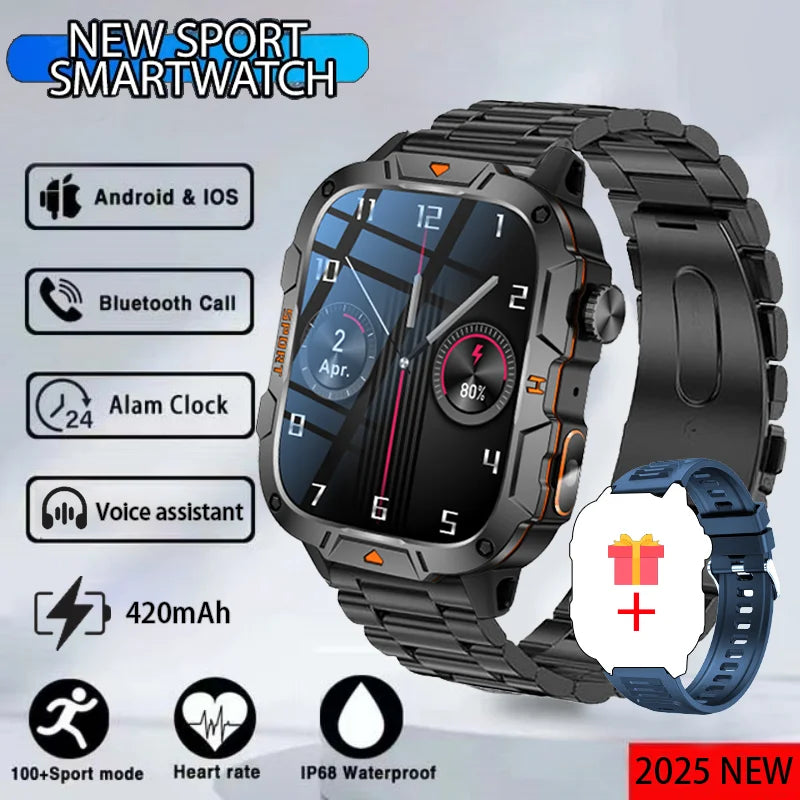 LED flashlight outdoor smartwatch Bluetooth call