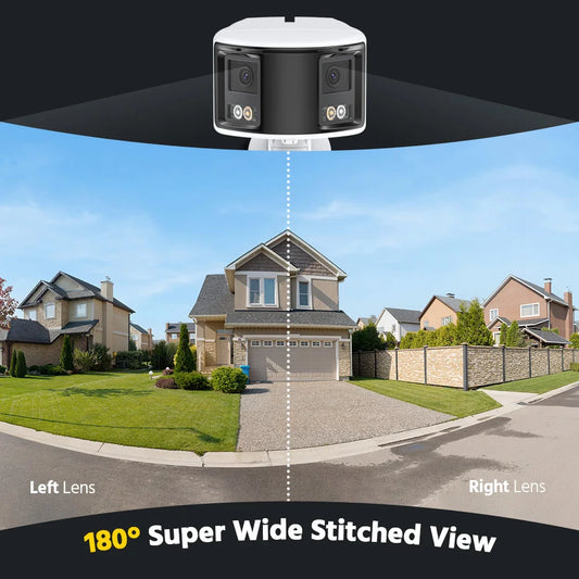 POE Dual Lens Wide View Outdoor Video