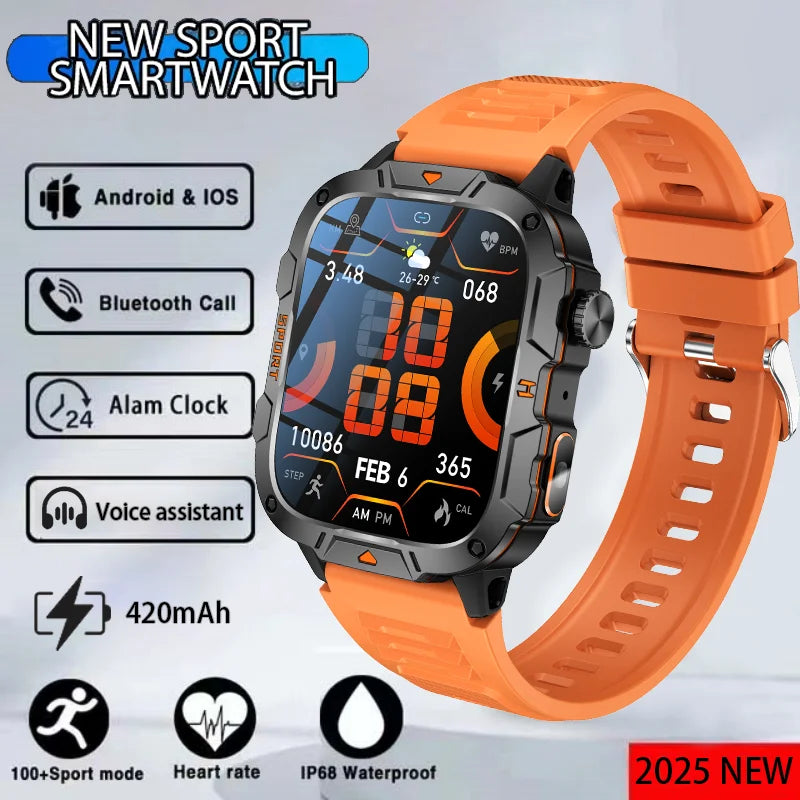 LED flashlight outdoor smartwatch Bluetooth call