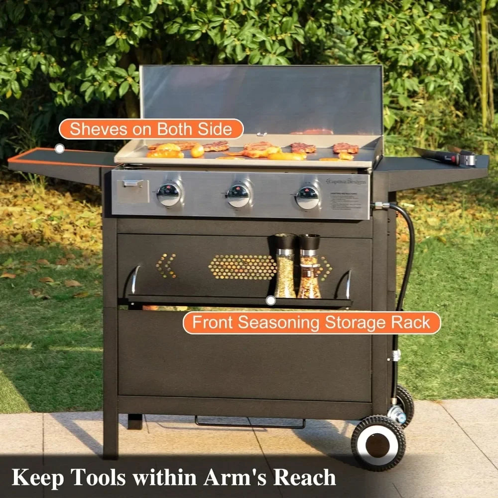 Flat Top Gas Griddle Grill